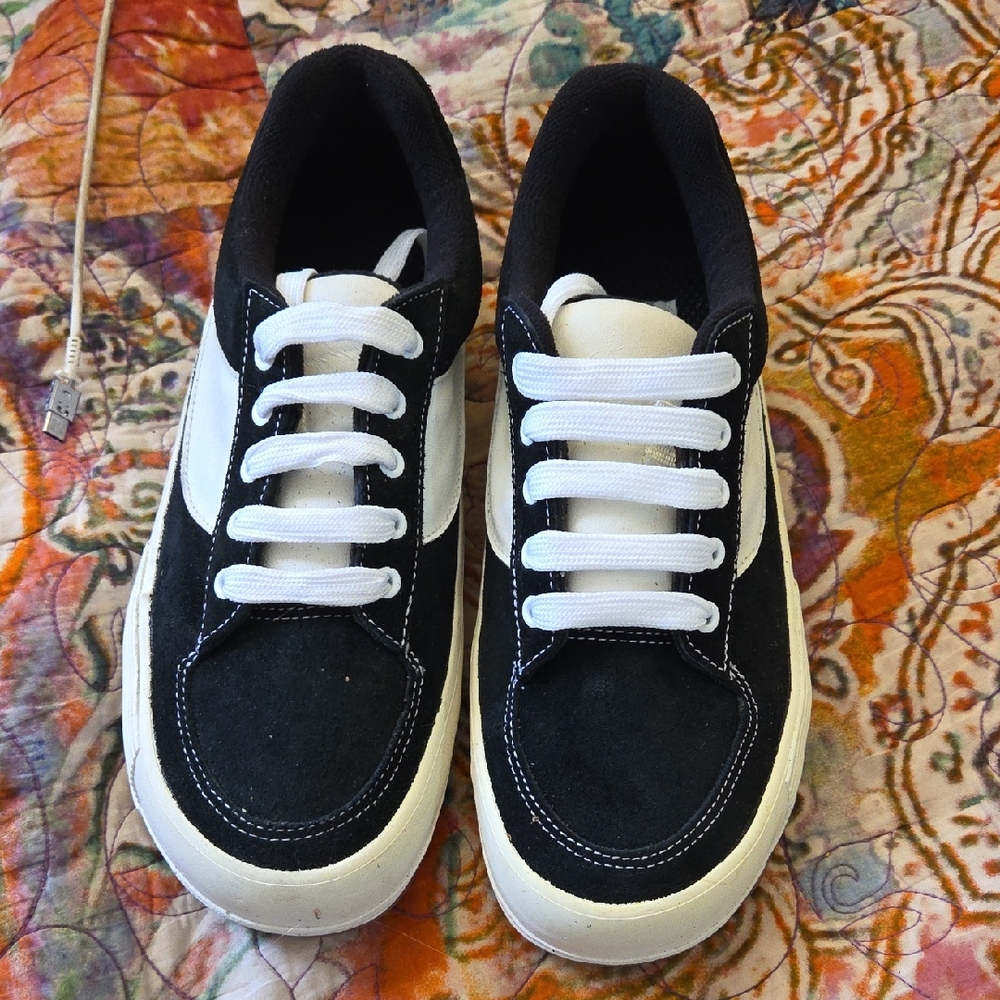 Black and White Sneakers
